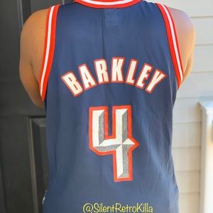Vintage Champion 1990s Houston Rockets Charles Barkley #4 basketball jersey